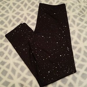 J.Crew gold splatter leggings - Size small